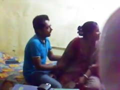 Indian auntie with young lover